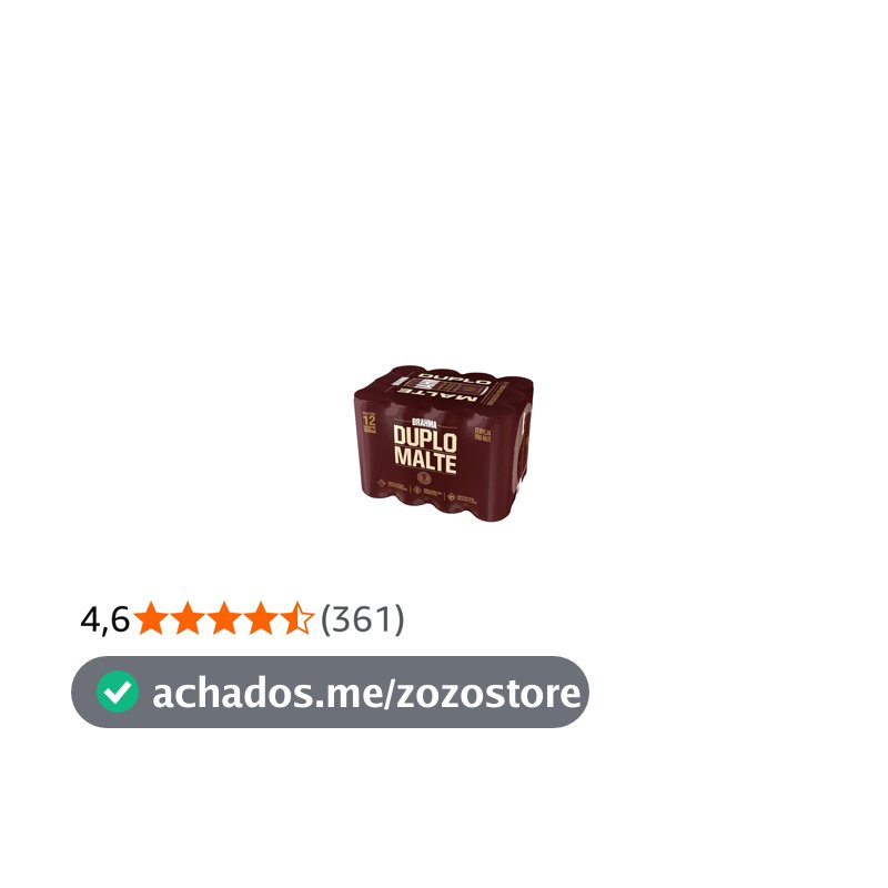 Pack Cerveja Brahma Duplo Malte Lata Sleek - com 12 unidades 350ml