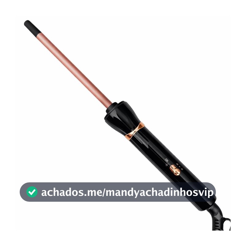 Modelador de Cachos Profissional 9mm com Revestimento Cerâmico