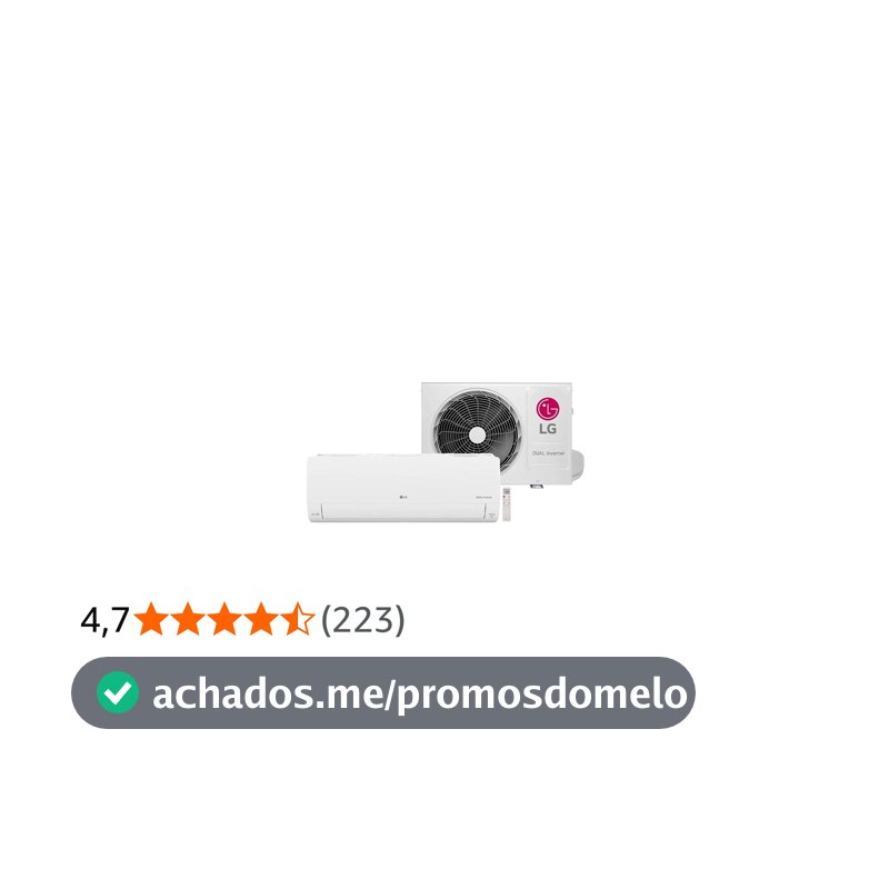Ar Condicionado Split 12000 Btus Lg Dual Inverter Voice +ia Frio S3nq12ja31l.eb2gam1-220v