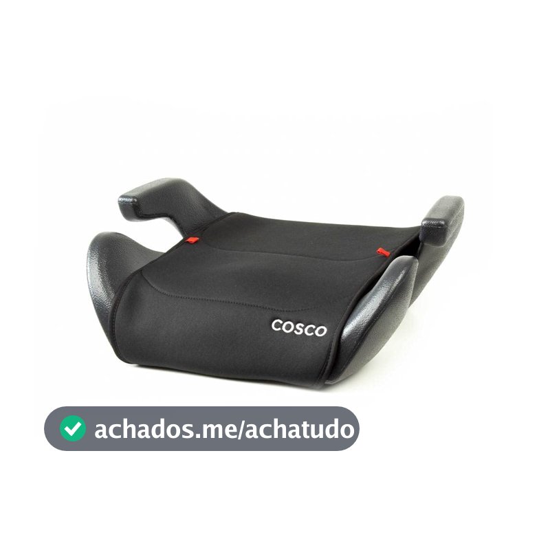 Assento de Elevação para Carro Cosco Kids Clippy, até 36kg, Preto