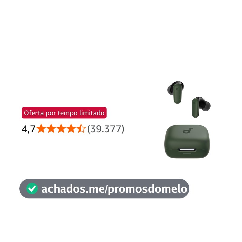 soundcore P30i da Anker, ANC Fone de Ouvido Bluetooth 5.4 Sem Fio, TWS