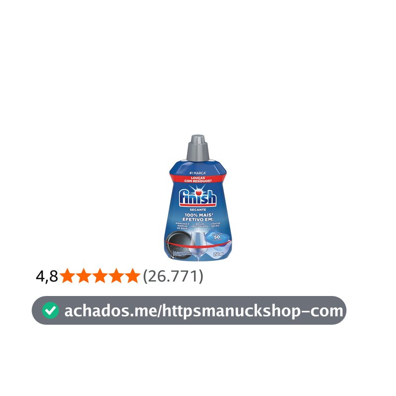 Finish Secante para Lava Louças e Abrilhantador 250ml