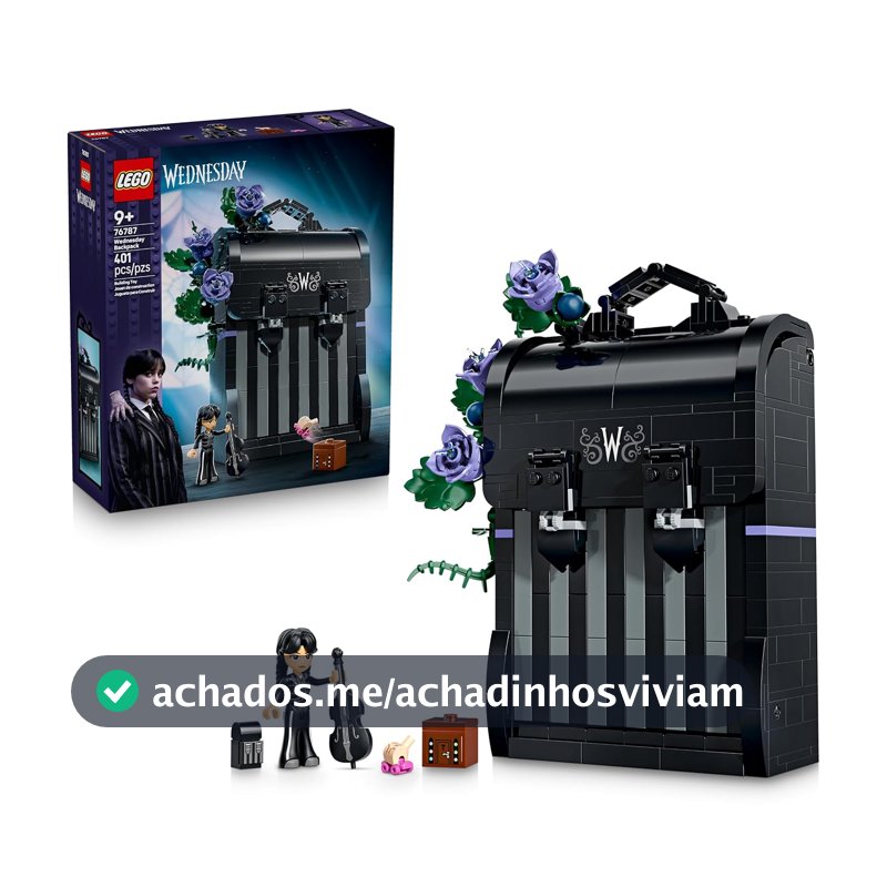 LEGO Mochila da Wandinha; Conjunto de Construção para Crianças 76787