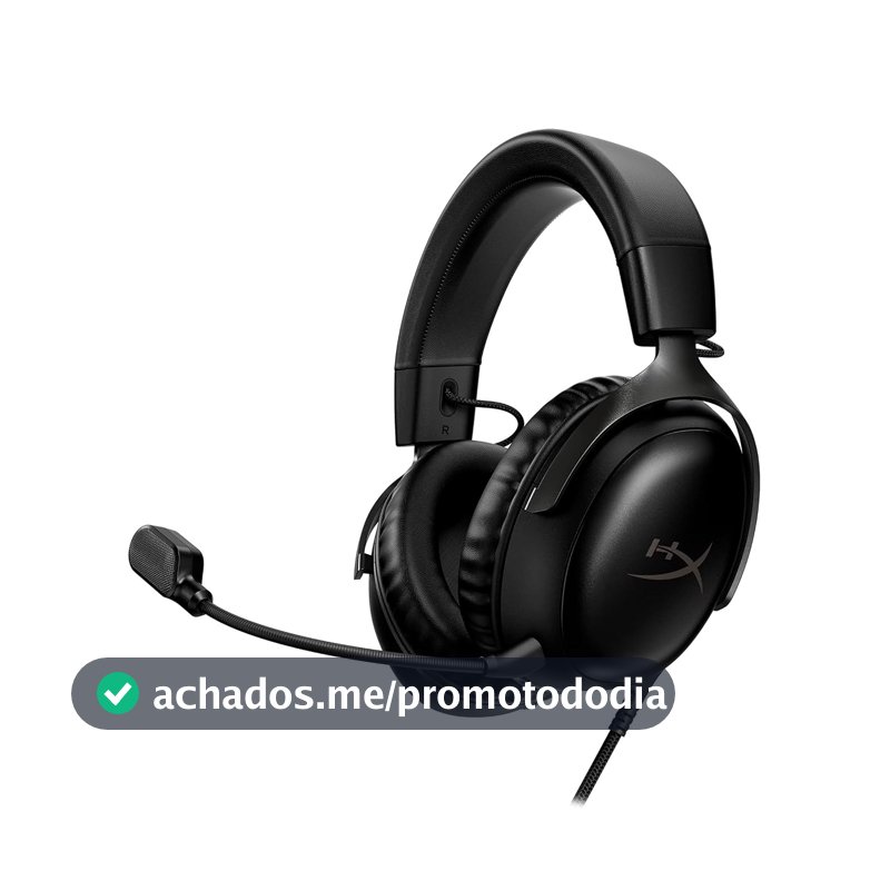 Headset Gamer HyperX Cloud III – Compatível com PC, PS5, Xbox Series X