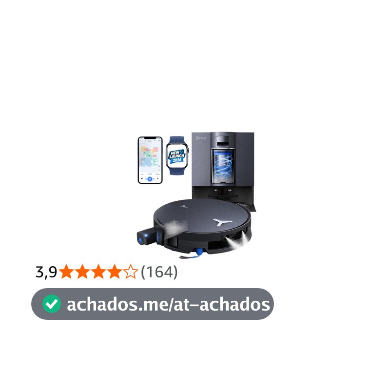 ECOVACS Aspirador de pó robô Deebot X12 OMNICYCLONE, FocusJet Pre-Spray