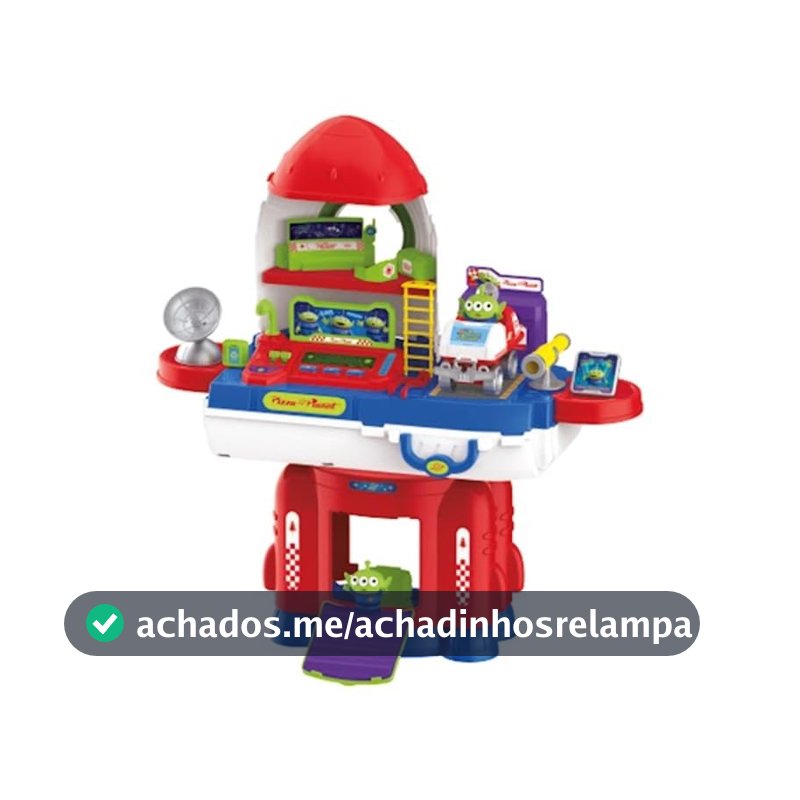 Playset Aliens Toy Story Nave Espacial Transformável 2 em 1 com Luz e Som + Acessórios