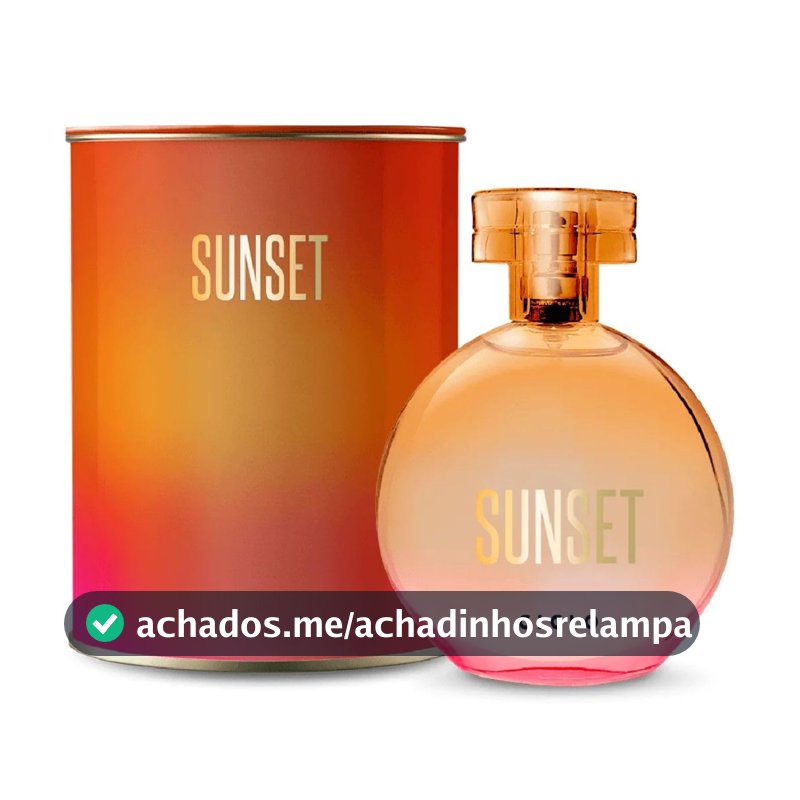 Perfume Deo Colônia Ciclo Sunset Feminino Lata 100ml