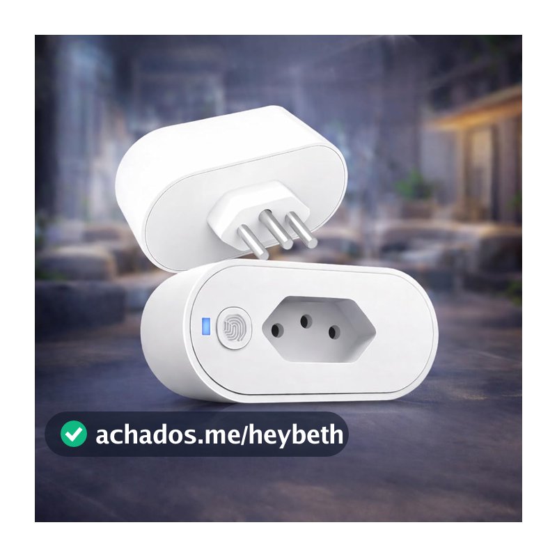 Tomada Inteligente Wi Fi Bivolt Smart Plug Com Monitor De Consumo Compatível Com Alexa Google Home App Tuya Smart Life Automação Residencial Linha A Premium