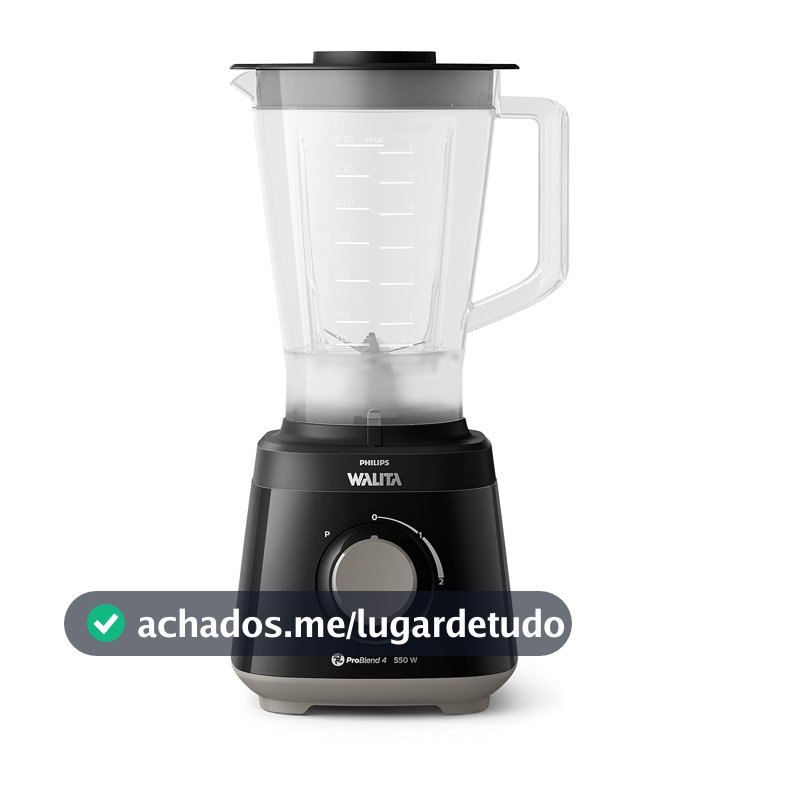 Liquidificador Daily 2L 550W RI2110, Preto, 220v, Philips Walita