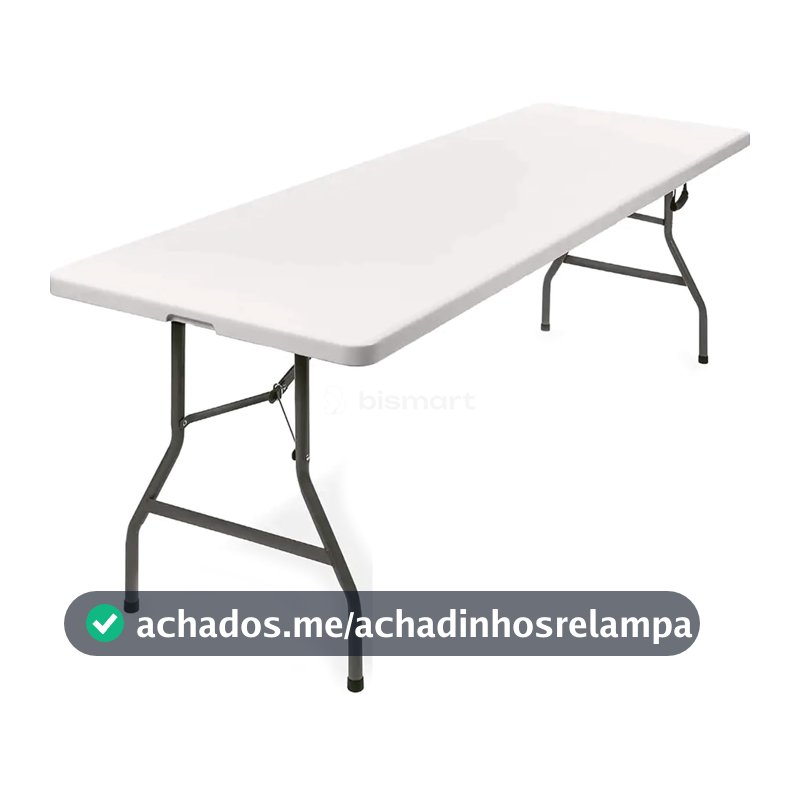 Mesa Dobrável 1,82 Maxchief Vira Maleta