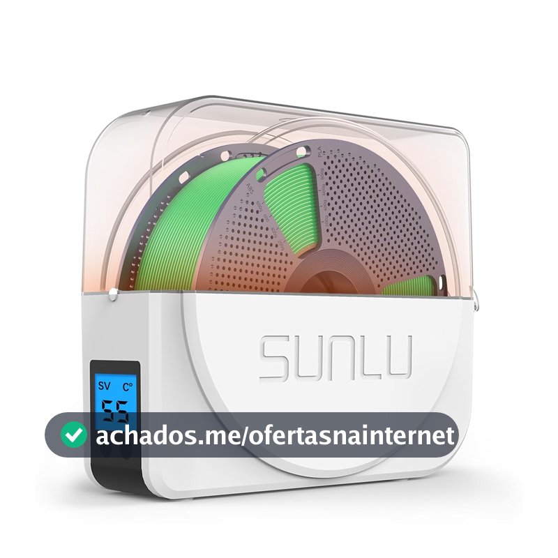 SUNLU S1 Plus Secador de Filamento, Branco