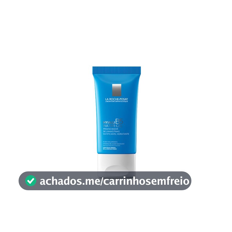 La Roche-Posay Hyalu B5 Water Gel, Gel Hidratante Facial Preenchedor de Linhas Finas com Efeito Primer Matificante e Controle da Oleosidade, com Ácido Hialurônico, 40g
