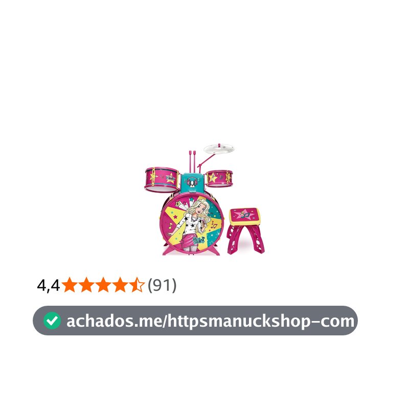 Barbie - Bateria Infantil Fabulosa