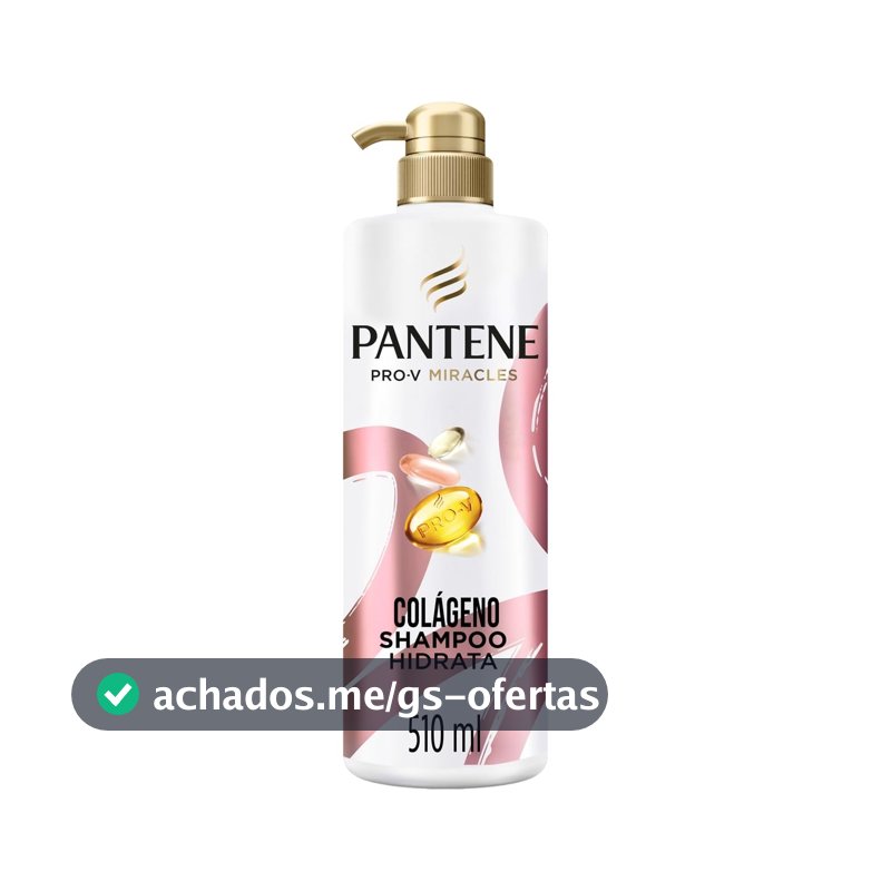 Pantene Pro-V Miracles Shampoo Colágeno Hidrata e Resgata 510 ml