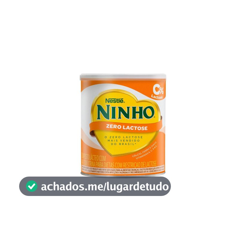 Composto Lácteo Ninho Forti+, Zero Lactose, 380g