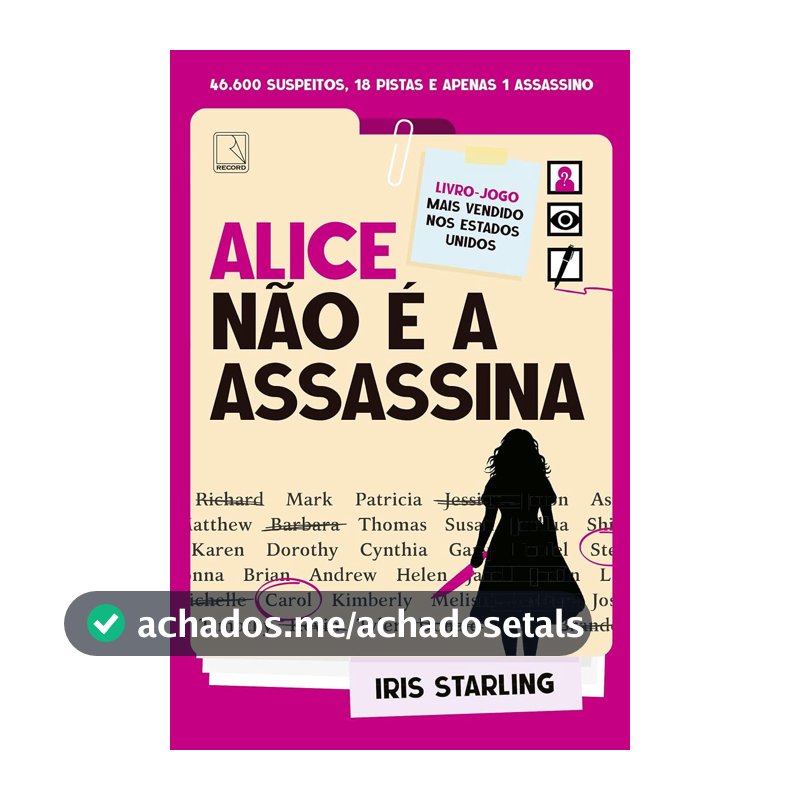 Alice não é a assassina