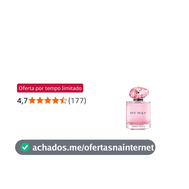 Armani Beauty, My Way Nectar Eau de Parfum, Giorgio Armani Perfume Feminino, Floral Frutado, Fragrância com Notas de Pera, Flor de Laranjeira, Baunilha e Bergamota