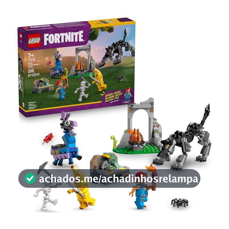 LEGO Fortnite Acampamento de Embananado e Faísca 77075 (250 Peças)