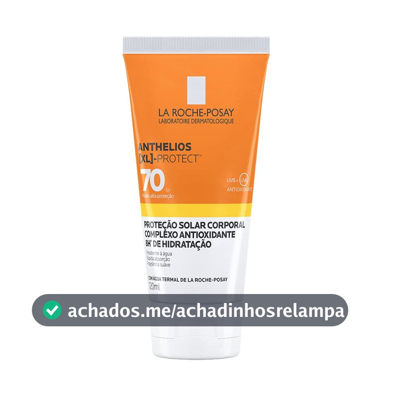 La Roche-Posay, Anthelios XL, Protetor Solar Corporal, FPS 70, 120ml