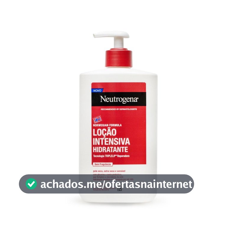 Hidratante Corporal Neutrogena Norwegian Intensivo, Sem Perfume, 400ml