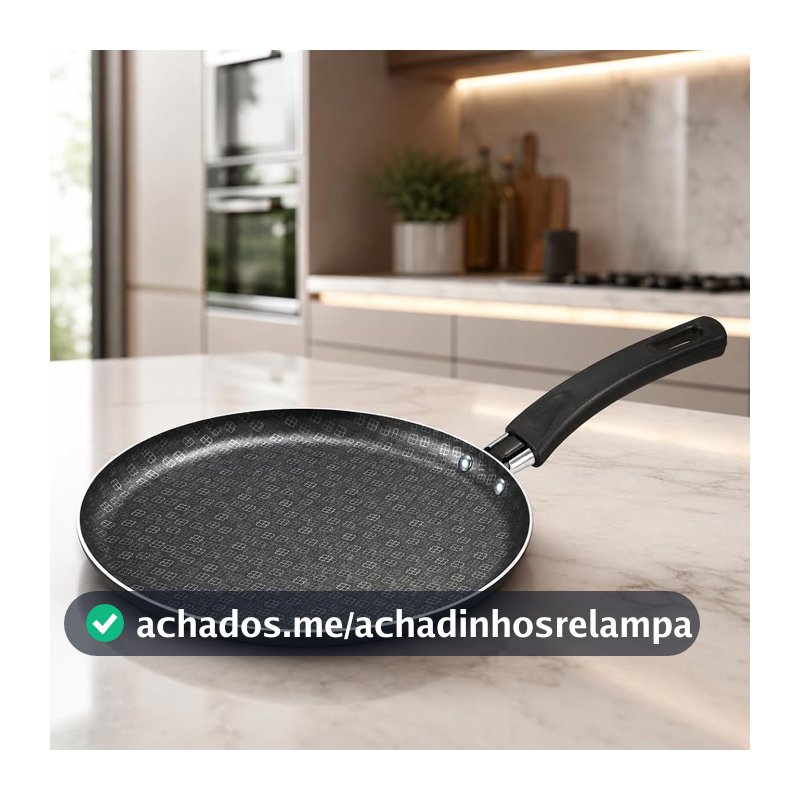 Frigideira Panquequeira Antiaderente Premium – Panquecas, Tapiocas, Crepes e Omeletes