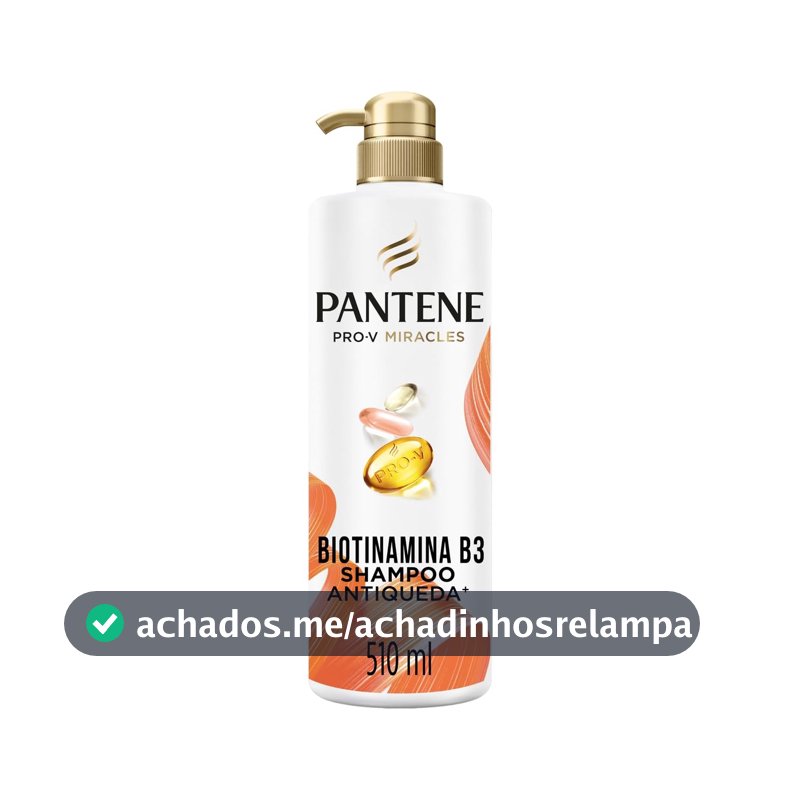 Pantene Pro-V Shampoo Biotinamina B3 Antiqueda e Nutrição 510 ml