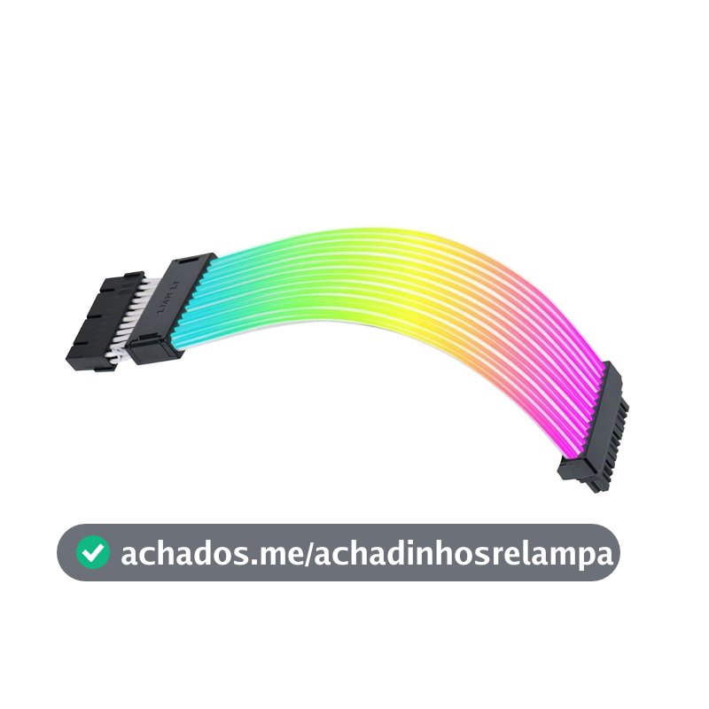 Cabo de Extensão Lian Li Strimer Wireless ARGB, 24 Pinos