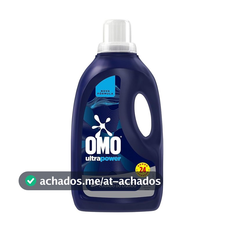 OMO Lava-Roupas Líquido Ultra Power Frasco 1,8L