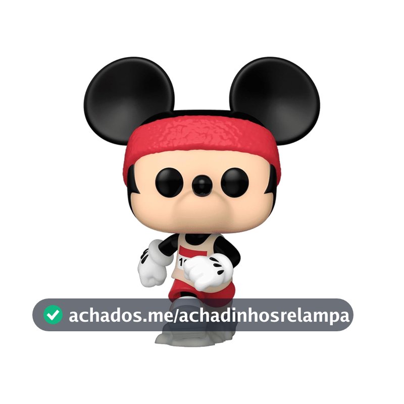 Candide, Boneco, Funko POP! Mickey com Roupa de Corrida, Disney Vida Real