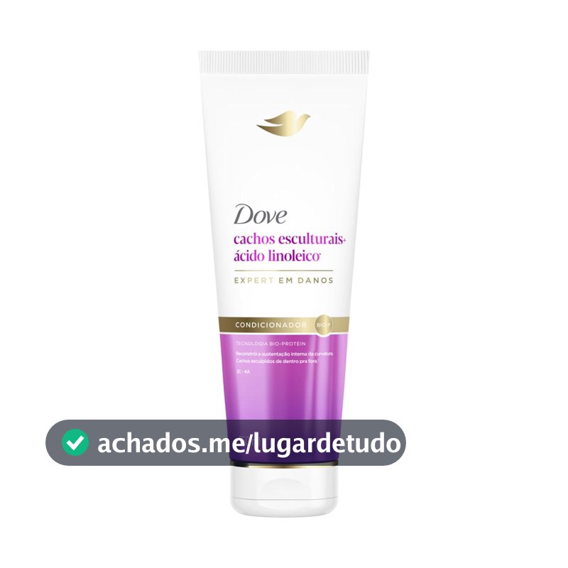 Dove Condicionador Restaurador Cachos Esculturais + Ácido Linoleico 250ml