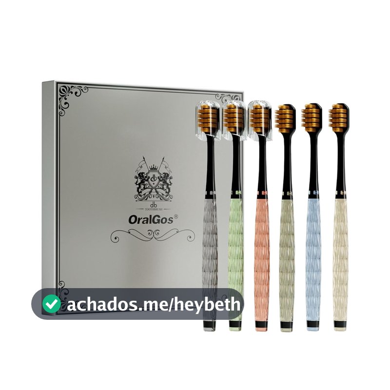 OralGos Escova de Dente Adulto Macia 6 Unidades