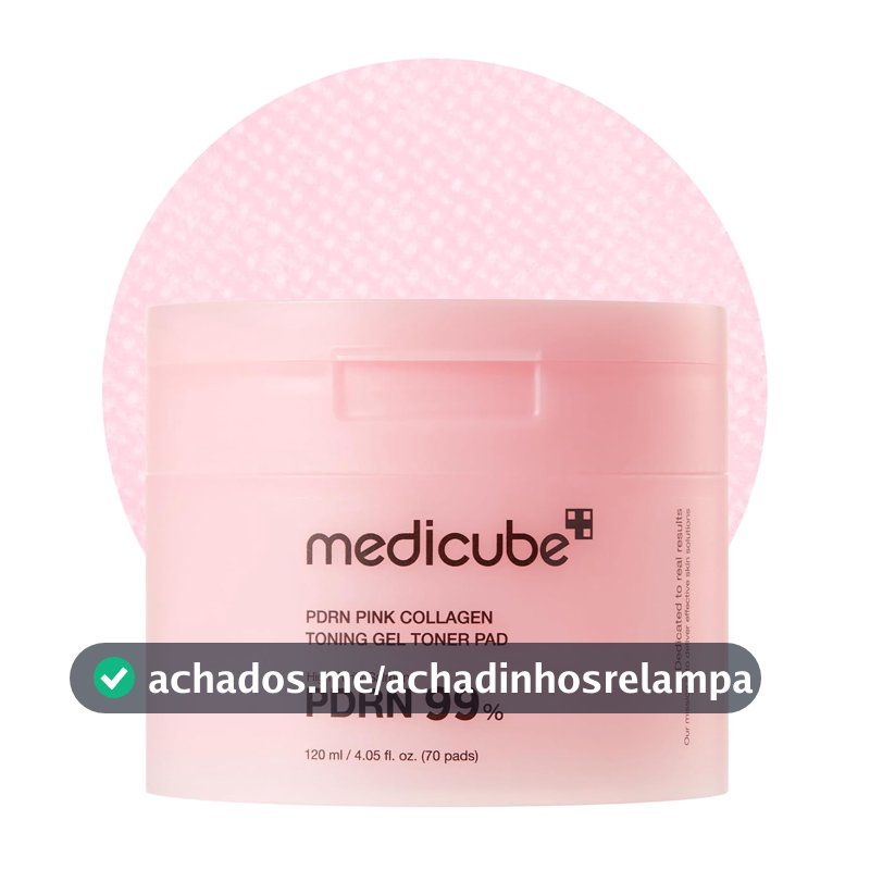Pads Tonificantes em Gel medicube PDRN Pink Collagen