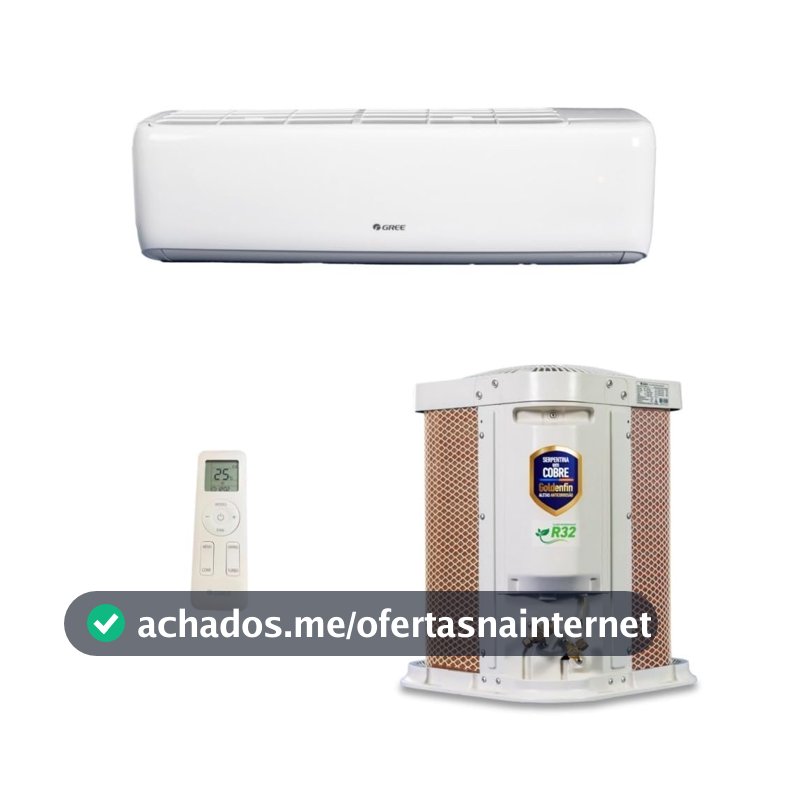 Ar Condicionado Split Hi Wall Gree G-Top Auto Inverter 9000 BTU/h Frio GWC09ATB-D6DNA1A/I – 220 Volts