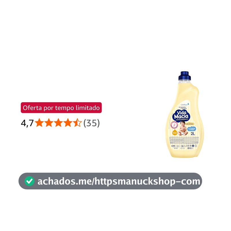 Amaciante Vida Macia Glicerina e Camomila, 2L
