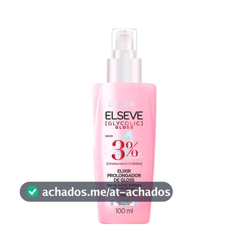 L'Oréal Paris Elseve Glycolic Gloss, Sérum Finalizador Antiporosidade 100ml