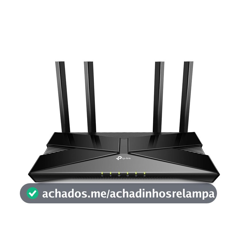 Roteador TP-Link Archer AX53 WiFi 6 Gigabit Dual Band AX3000 porta Gigabit 4x antenas Easy & Mesh One Mesh