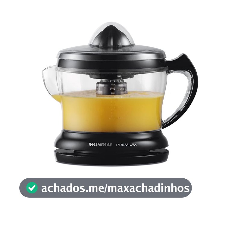 MONDIAL Espremedor Premium, Preto, 30W, 110V - E-02