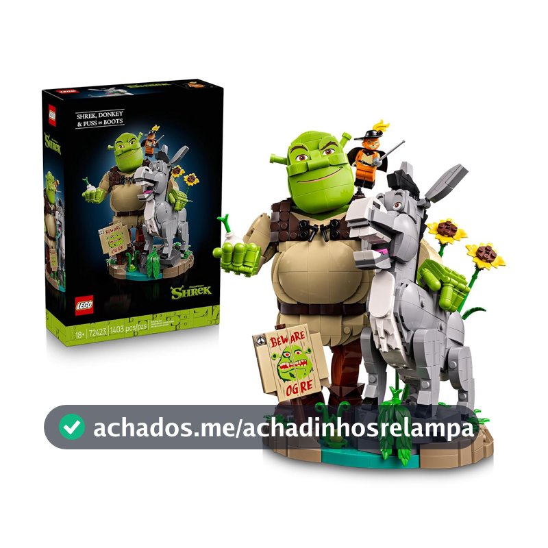 LEGO Shrek: Shrek, Burro e Gato de Botas 72423