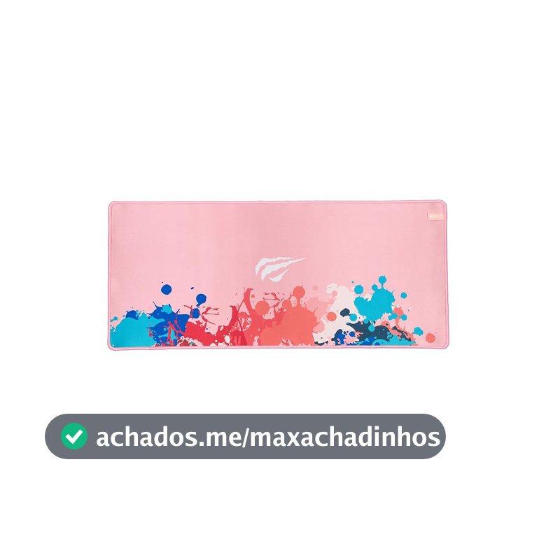 Havit Mouse Pad Gamer Grande MP847 Dimensões 700 x 300 x 3 mm Base de Borracha Antiderrapante, Lona Mercerizada, Borda Costurada, Cobertura de Borda