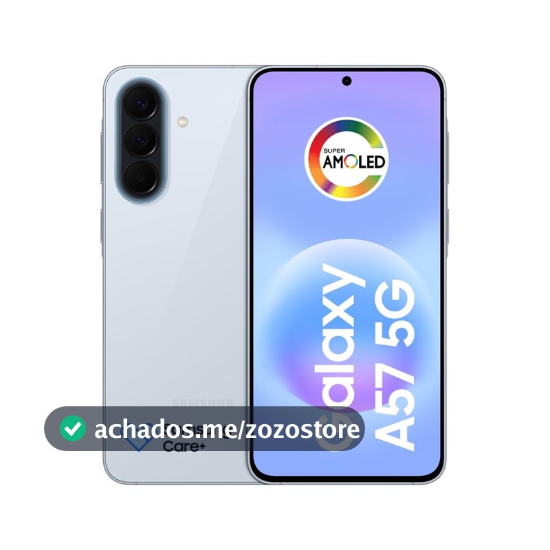 Celular Samsung Galaxy A57 5G 128GB, 8GB RAM, Recursos AI (Azul Claro)