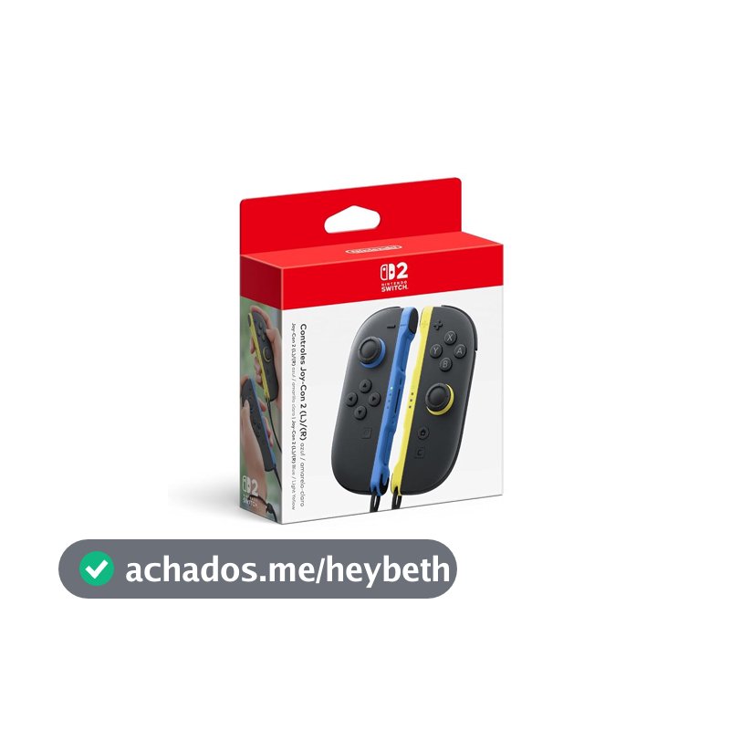 Controles Joy-Con 2 Azul e Amarelo - Nintendo Switch 2