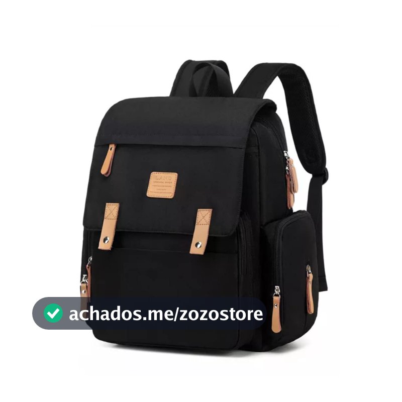 Bolsa mochila Maternity Land modelo LUXURY Premium Preta
