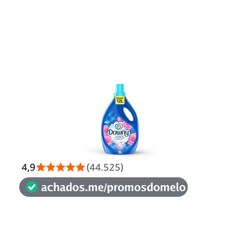 Downy Amaciante Concentrado Brisa de Verão 3L Rende 12L