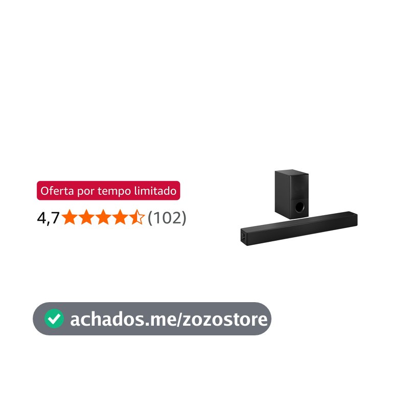 LG Soundbar SH5A 600W (4.1 canais) com AI Sound Pro e WOW Interface – Som Imersivo, Voz Clara e Sincronização Total com sua TV