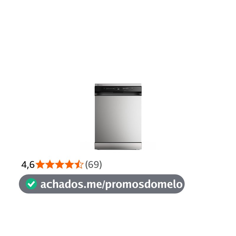 Lava-Louças Electrolux 14 Serviços Inox com Programa Lava e Seca 220v LS14E