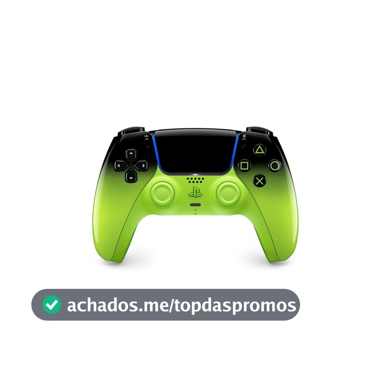 Controle sem fio PlayStation DualSense™ – Remix Green