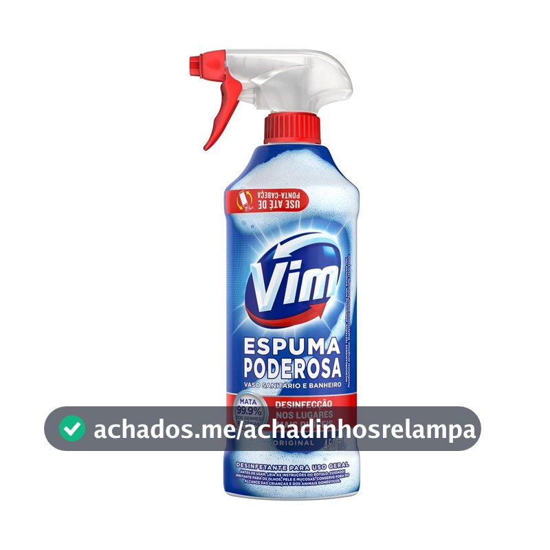Desinfetante VIM Espuma Poderosa 450ml