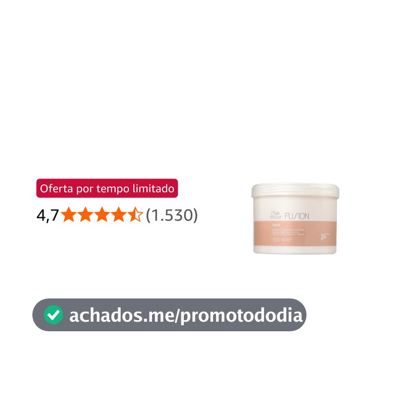 Máscara de Tratamento Capilar Fusion Wella Professionals 500ml