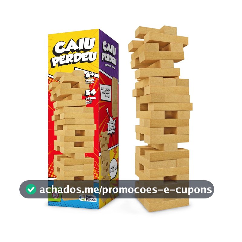 Pais & Filhos - Caiu Perdeu, 54 Pçs, idade mínima recomendada - 6 anos