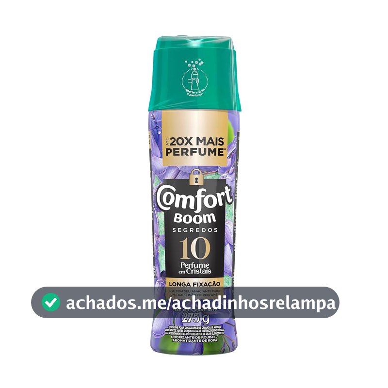 Odorizante de Roupas Comfort Boom 10 Segredos Frasco 275g